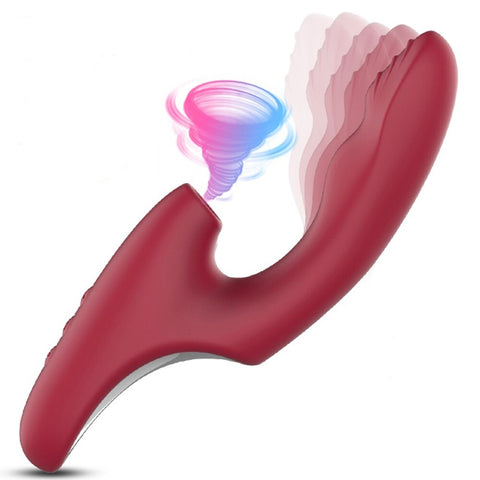 7 Speed Silicone Vagina Sucking Vibrator