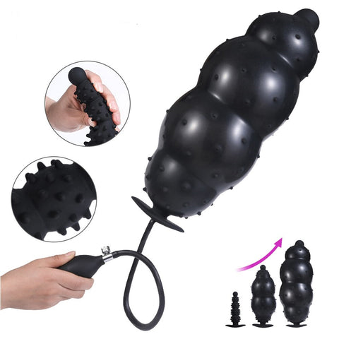 Inflatable Super Big Anal Plug Pump Dilator