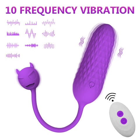 Wireless Remote Wearable G-Spot and Clitoris Massager