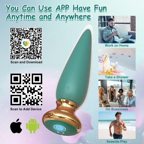 Wireless APP Control Anal Plug