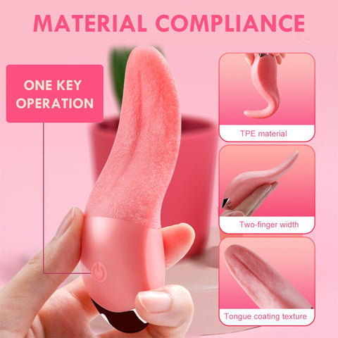 Rechargeable Tongue Licking Vibrator