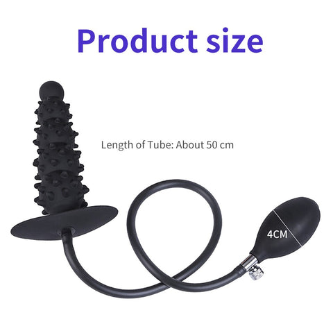 Inflatable Super Big Anal Plug Pump Dilator