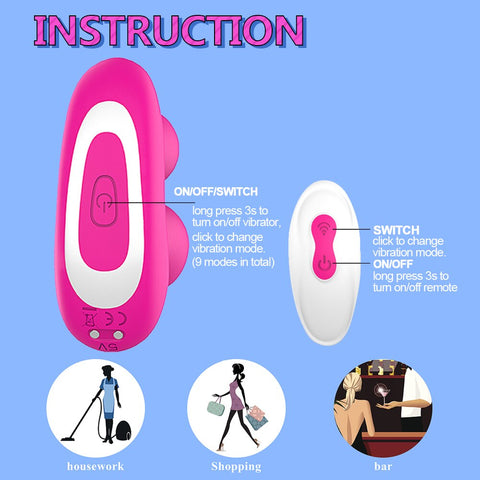 3 in 1 Invisible Wear Panties Vibrator