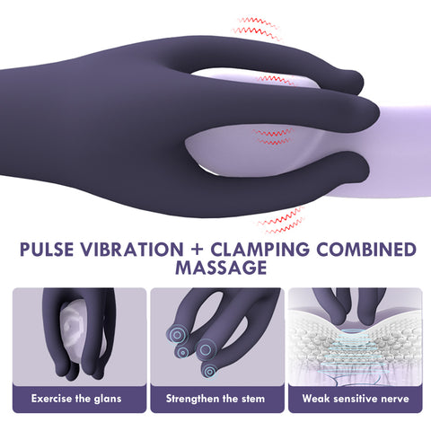 Penis Delay Trainer Glans Stimulator Massager