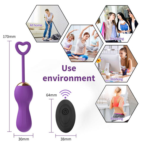 10 Speeds Wireless Remote Vibrating Egg