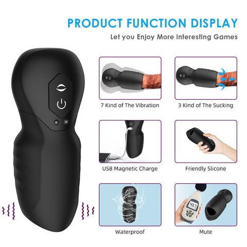 7 Modes - Male Masturbator Vibrator