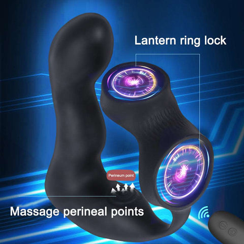 Wireless Remote Control Inflatable Anal Toy Prostate Massager