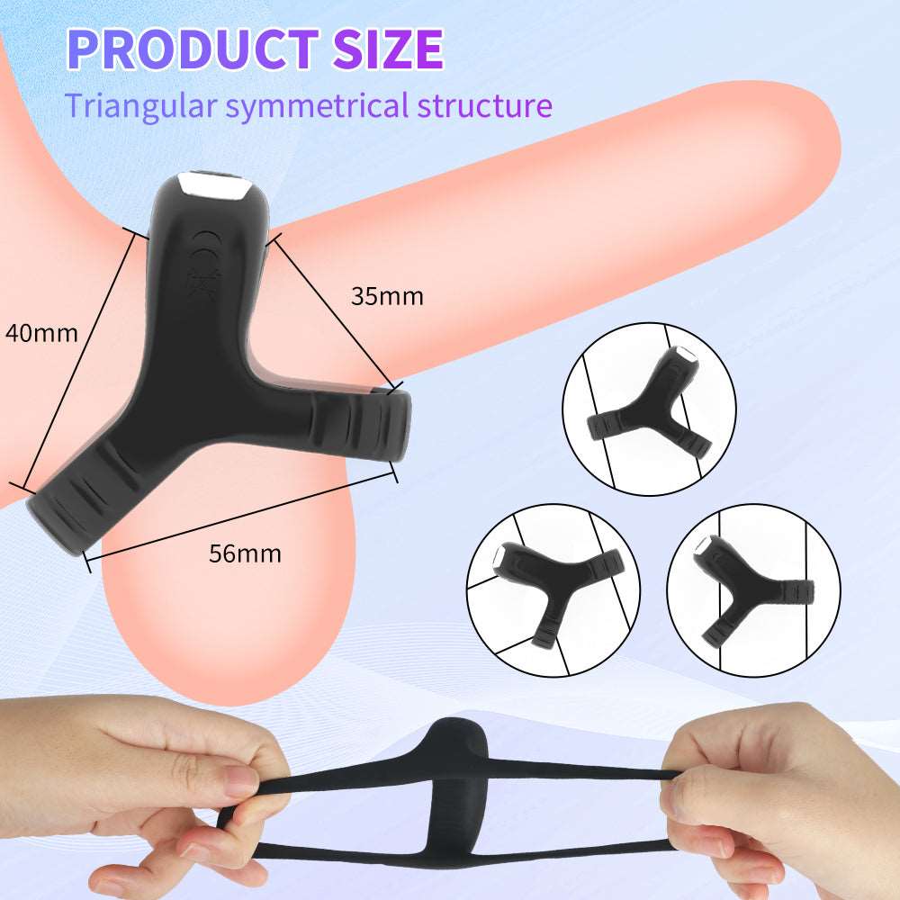 Silicone Penis Perineum Vibrator