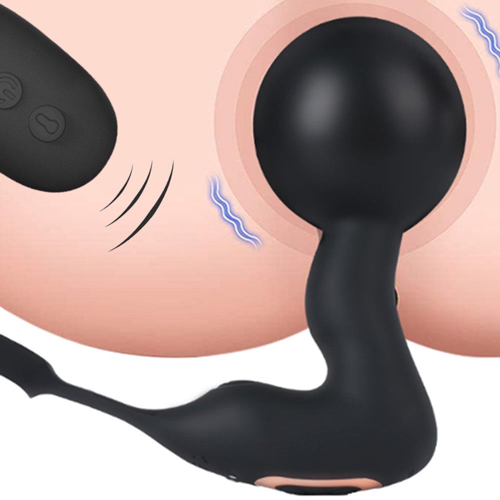 Wireless Remote Control Inflatable Anal Toy Prostate Massager