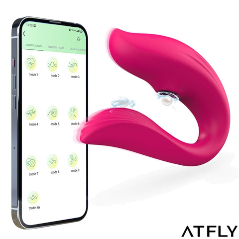 Wearable U-Shaped Sucking Vibrator