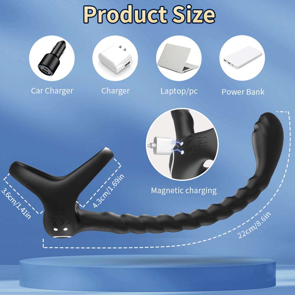 APP Remote Control Penis Ring Anal Plug Vibrators