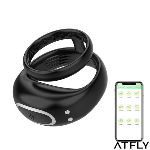 Bluetooth Wireless Remote Control Vibrating Cock Ring