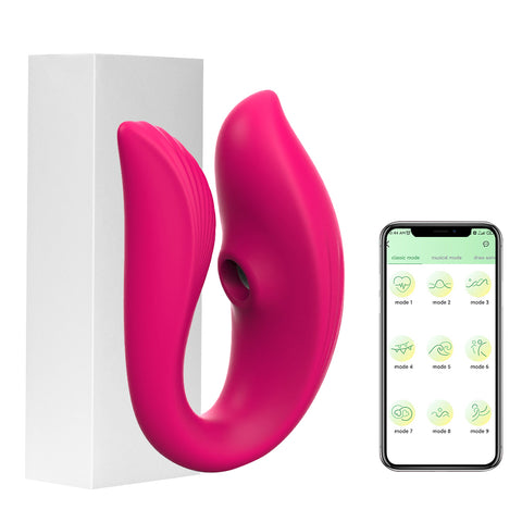 Wearable U-Shaped Sucking Vibrator