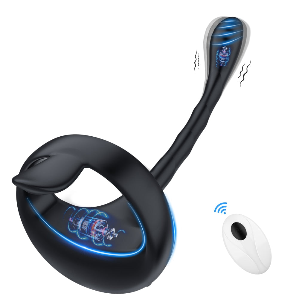 Bluetooth Prostate Vibrator with Testicle Massage