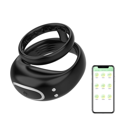 Bluetooth Wireless Remote Control Vibrating Cock Ring